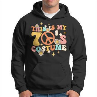 Groovy This Is My 70S Costume 70 Styles 1970S Vintage Hippie Hoodie - Monsterry