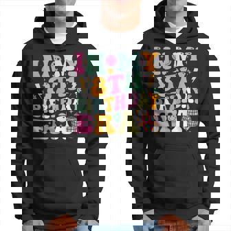 Groovy In My 8Th Birthday Era Eight 8 Years Old Birthday Hoodie - Seseable