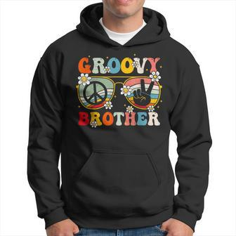 Groovy Brother Retro Matching Family Colorful 60S 70S Bro Hoodie - Thegiftio UK
