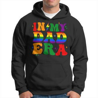 Groovy In My Dad Era Pride Month Lgbtq Fathers Day For Mens Hoodie - Thegiftio UK