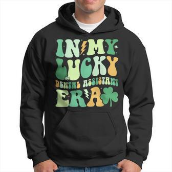 Groovy In My Lucky Dental Assistant Era St Patrick's Day Hoodie | Mazezy