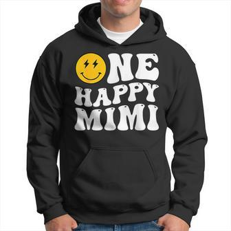 Groovy One Happy Dude Mimi 1St Birthday Family Matching Hoodie - Seseable