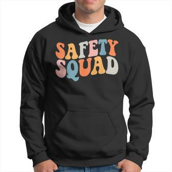 Groovy Safety Squad Workplace Safety Officer Awareness Hoodie | Mazezy