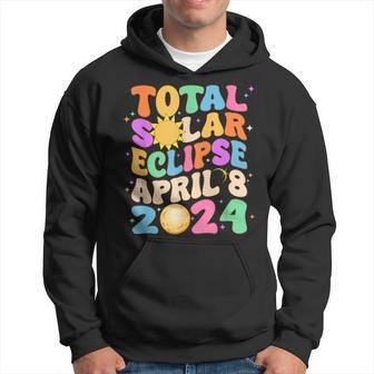 Groovy Total Sun Eclipse April 8 2024 Hoodie - Seseable