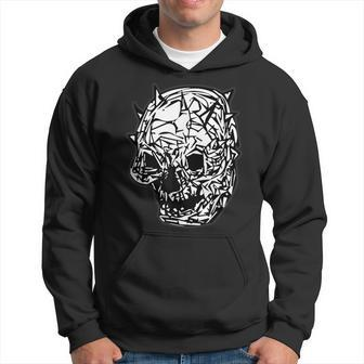 Grunge Gothic Gear Skull Graphic Retro Vintage Classic Hoodie - Monsterry CA