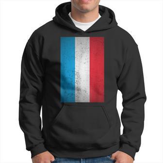 Grunge Luxembourg Flag Retro Europe Grand Duchy Luxembourger Hoodie - Thegiftio UK