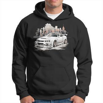 Gt R 34 Jdm Skyline Hoodie - Seseable