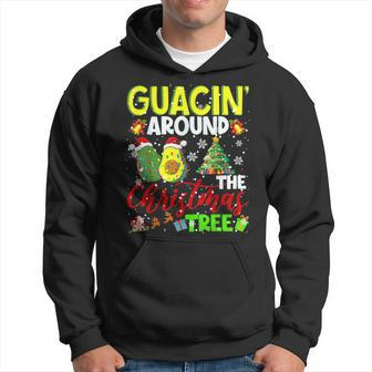 Guacin' Around The Xmas Tree Christmas Santa Avocado Vegan Hoodie - Monsterry AU
