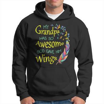 Guardian Angel Grandpa In Memory Of My Grandpa Hoodie - Monsterry UK