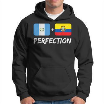 Guatemalan Plus Ecuadorian Perfection Mix Flag Heritage Hoodie - Monsterry