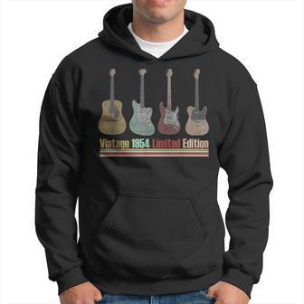 Guitar Lover 70 Year Old Vintage 1954 Limited Edition Hoodie - Monsterry UK