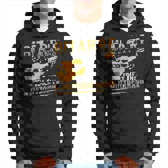 Guitar Is Meine Muttersprache Guitar Player Rock Band Hoodie - Seseable