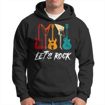 Guitar Player Guitarist Rock Music Lover Guitar Hoodie - Seseable