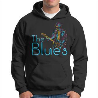 Guitarist Musician Blues Guitar Vintage Blues Music Lover Hoodie - Monsterry AU