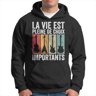 Guitariste Musicien Vintage Instrument De Musique Guitare Sweat à capuche - Cadeauxyz