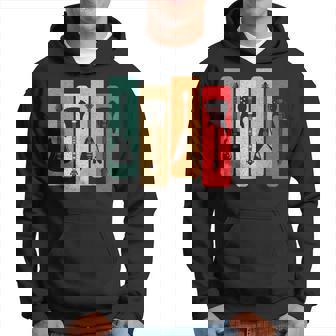 Guitarras Retro Guitarrista Bajo Eléctrico Rock Music Sudadera - Regaloses