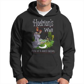 Hadrian's Wall Ancient Rome Roman Britain History Hoodie - Thegiftio UK