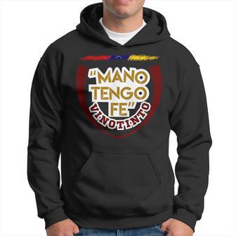Hand I Have Faith I Flannel Vinotinto I Venezuela I Vzla Hoodie - Thegiftio UK