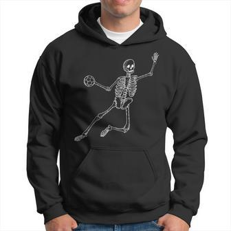 Handball Handballer Boys Children Black S Hoodie - Seseable
