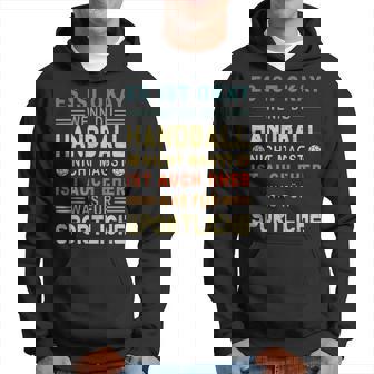 Handball Player Handball Player Resin Handball Hoodie - Seseable