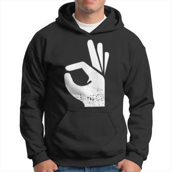 Handsign Reinguckt Reingeschaut Meme Kapuzenpullover - Geschenkecke