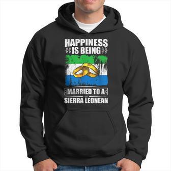 Happiness Is Being Married To A Sierra Leonean Sierra Leone Hoodie - Monsterry AU