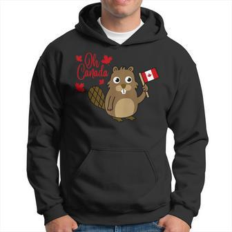 Happy Canada Day Canadian Groundhog Flag Hoodie - Monsterry AU