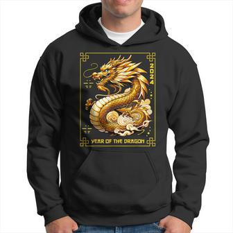 Happy Chinese New Year 2024 Lunar New Year Dragon Red Hoodie | Mazezy