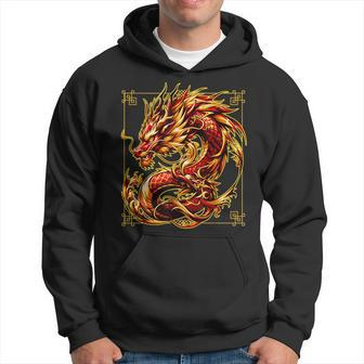 Happy Chinese New Year 2024 Lunar New Year Red Dragon Hoodie | Mazezy DE