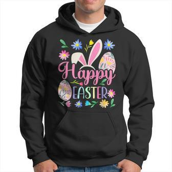 Happy Easter Bunny Spring Easter Egg Easter For Women Hoodie - Seseable