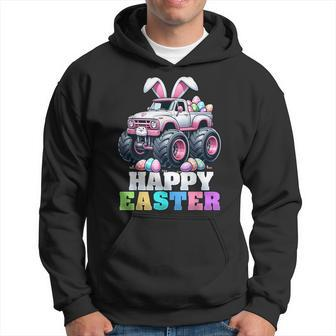 Happy Easter Monster Truck Easter Bunny Monster Truck Lovers Hoodie - Monsterry DE