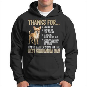 Happy Father’S Day To The Best Chihuahua Dad Chihuahua Dad Hoodie - Thegiftio UK