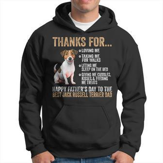 Happy Father’S Day To The Best Jack Russell Terrier Dad Hoodie - Thegiftio UK