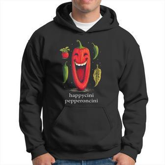 Happy Joyful Italian Hot Pepperoncini Farmer Capsicologist Hoodie - Monsterry