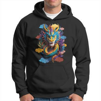 Happy Lunar New Year 2024 Stronger Chinese Dragon Decoration Hoodie - Monsterry