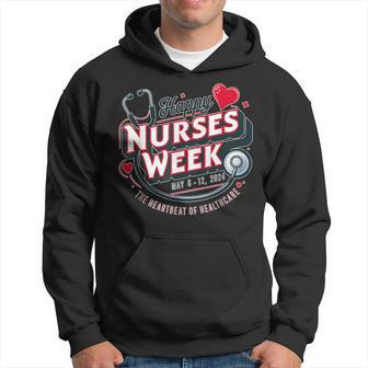 Happy Nurses Week And Day 2024 The Heartbeat Of Healthcare Hoodie - Monsterry CA
