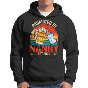 Happy Promoted To Nanny 2024 Father's Day Hoodie - Monsterry AU