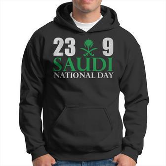 Happy Saudi Arabia Tree Swords National Day Hoodie - Monsterry DE