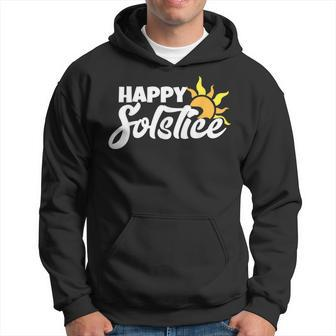 Happy Solstice Winter Solstice Pagan Hoodie - Monsterry CA