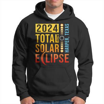 Harper Texas Tx Total Solar Eclipse 2024 Hoodie - Monsterry DE