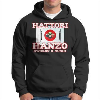 Hattori Hanzo Swords & Sushi Katana Japan Hoodie - Monsterry UK