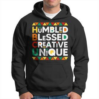 Hbcu Humbled Blessed Creative Unique Historical Black Hoodie - Seseable