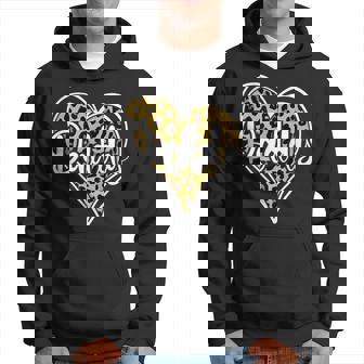 Heart Leopard Daddy Family Matching Father's Day Dad Men Hoodie - Thegiftio UK