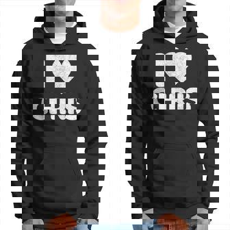 I Heart Love Chris Boyfriend Name Chris Hoodie - Seseable