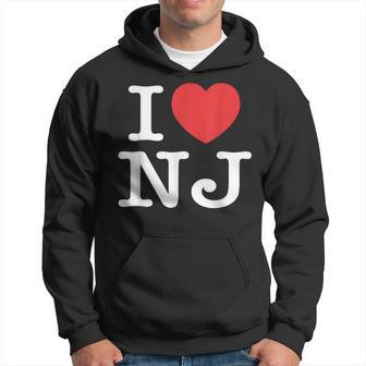 I Heart Nj Love New Jersey Hoodie - Monsterry