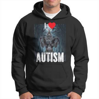 I Heart Werewolfs Alpha Cringe Werewolf Wolf Meme Hoodie - Thegiftio UK