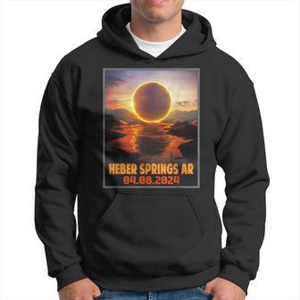 Heber Springs Ar Total Solar Eclipse 2024 Hoodie - Monsterry AU