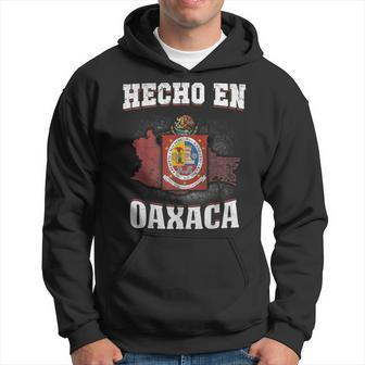 Hecho En Oaxaca Mexican Flag Coat Of Arms Clothe Hoodie - Monsterry