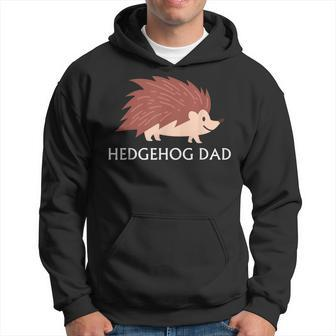 Hedgehog Animal Lover Hedgehog Dad Father's Day Hoodie - Monsterry