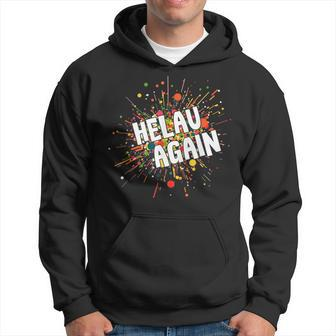 Helau Carnival Party Costume Confetti Hoodie - Seseable